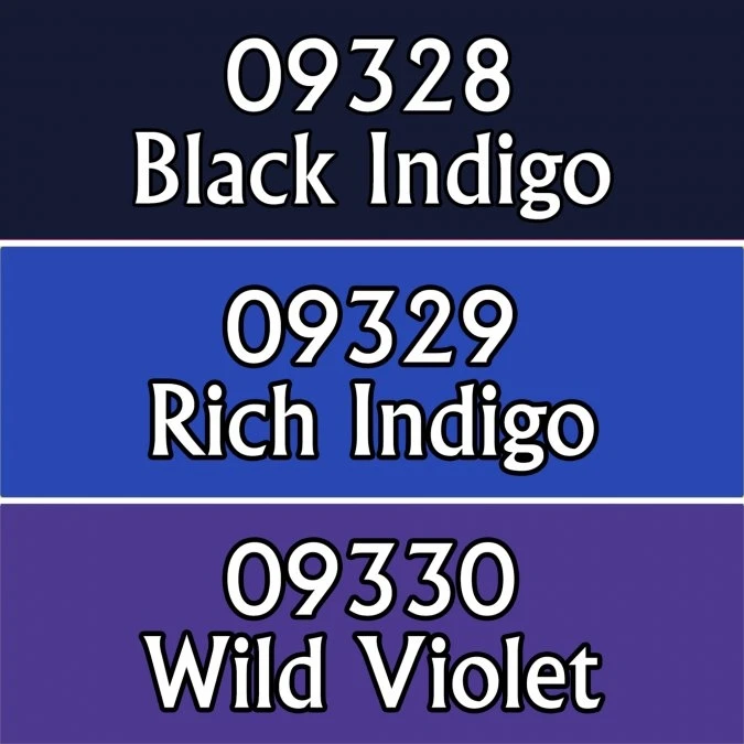 Master Series Paint: Indigo Triad 3 Master Series Paint: Indigo Triad