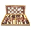 Backgammon Set: 19 Inch Walnut Decoupage -Atomicempire Outlet 031556854442 big