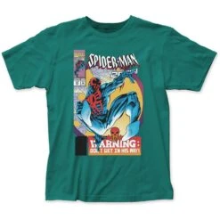 Spider-Man 2099: Don't Get In His Way Teal T-Shirt