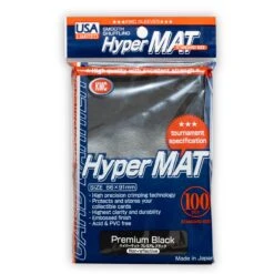 Hyper Matte Sleeves: Full Size Premium Black (100)