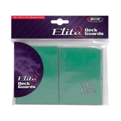 Deck Guard Elite 2 Matte Sleeves (100) - Seafoam