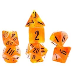 Fire Nebula - RPG Dice Set (7)
