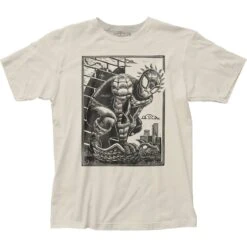 Spider-Man Woodcut White T-Shirt