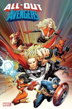 All-Out Avengers #1 By Greg Land Poster
