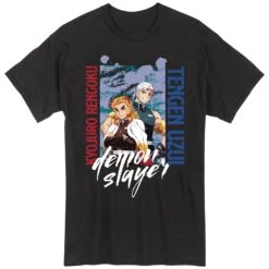 Demon Slayer: Hashira Duo Black T-Shirt
