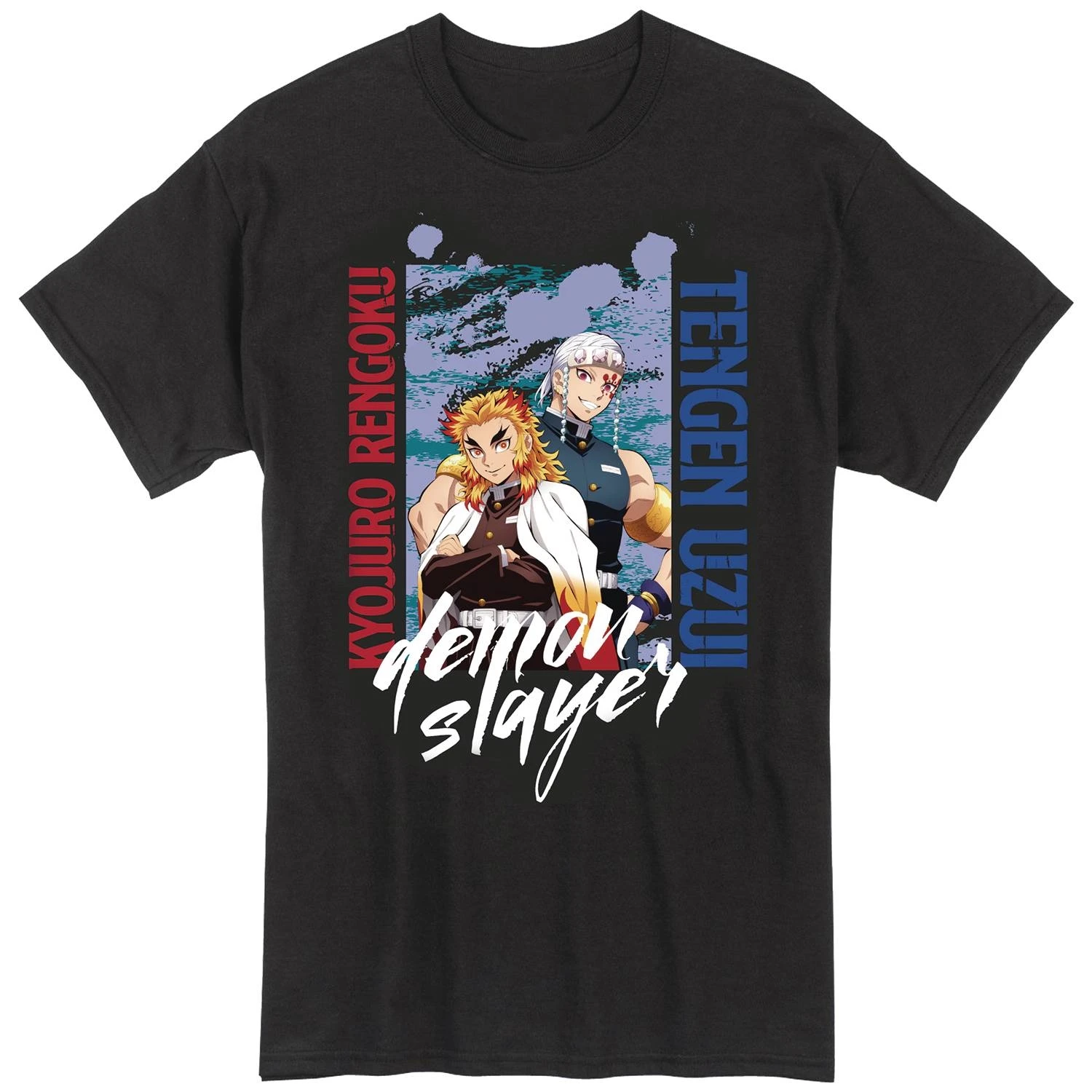 Demon Slayer: Hashira Duo Black T-Shirt 3 Demon Slayer: Hashira Duo Black T-Shirt