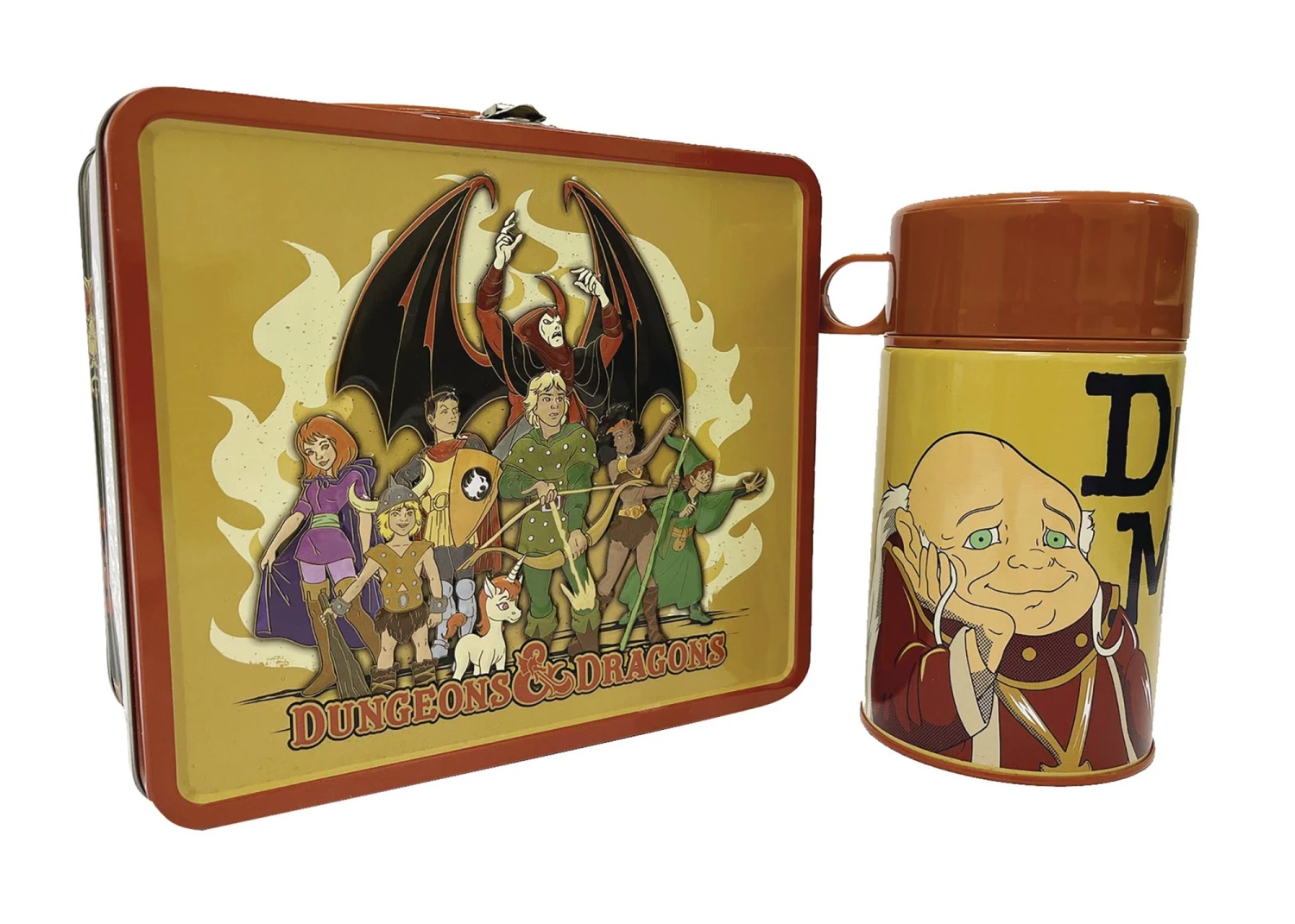 Dungeons And Dragons Animated Series Tin Titans Lunchbox And Beverage Container 3 Dungeons And Dragons Animated Series Tin Titans Lunchbox And Beverage Container