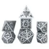 RPG Dice Set: Illusory Metal - Silver (7) 2 RPG Dice Set: Illusory Metal - Silver (7) -Atomicempire Outlet 032459270483 big