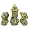 RPG Dice Set: Illusory Metal - Gold (7) -Atomicempire Outlet 032459317252 big