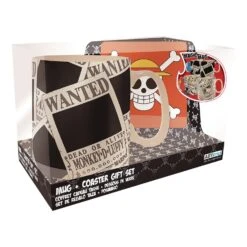 Wanted Poster Heat Change Mug And Coaster Set - One Piece