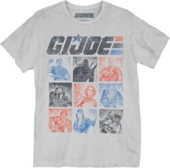 GI Joe: Cast Blocks Gray T-Shirt