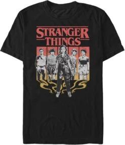 Stranger Things: Boxes Black T-Shirt
