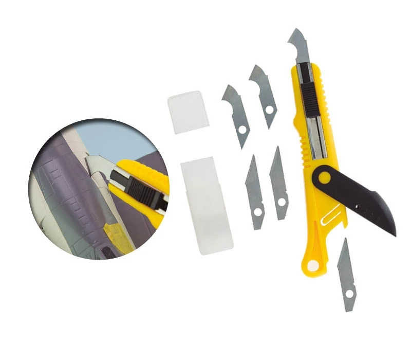 Plastic Cutter Scriber Tool And 5 Spare Blades 3 Plastic Cutter Scriber Tool And 5 Spare Blades