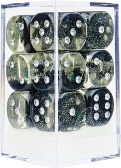 D6 Dice Set (12): 16mm Spades