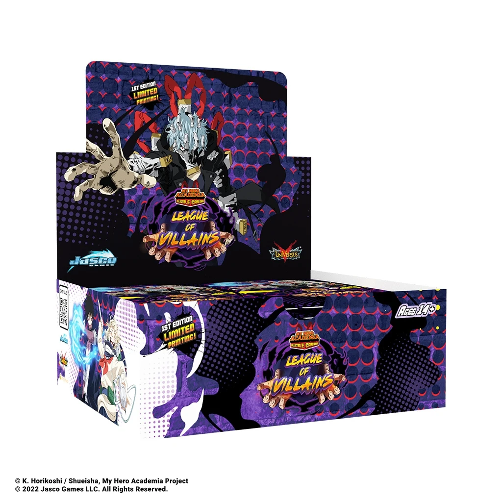 League Of Villains Booster Display (24) - My Hero Academia CCG 3 League Of Villains Booster Display (24) - My Hero Academia CCG