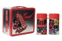 Tin Titans Deadpool Lunchbox And Beverage Container
