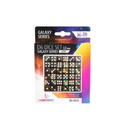 Galaxy Series 12mm D6 Dice Set (36) - Mars