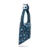 Plushie Tote Bag: Dark Blue Skulls Tote Bag And Dark Blue Skull Cat Plushie -Atomicempire Outlet 033633045563 big