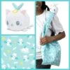 Plushie Tote Bag: Light Blue Angel Cats Tote Bag And White Angel Cat Plushie -Atomicempire Outlet 033633299944 big