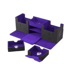 Academic 266+ XL Card Box - Black With Purple