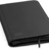 8-Pocket Quadrow Zipfolio Xenoskin - Black