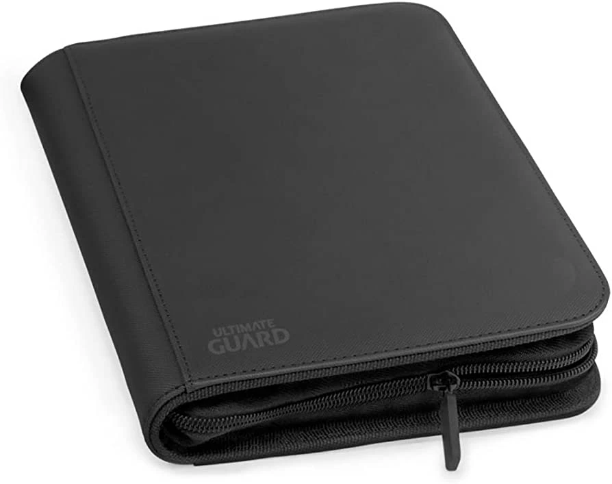 8-Pocket Quadrow Zipfolio Xenoskin - Black 3 8-Pocket Quadrow Zipfolio Xenoskin - Black