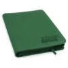 8-Pocket Quadrow Zipfolio Xenoskin - Green