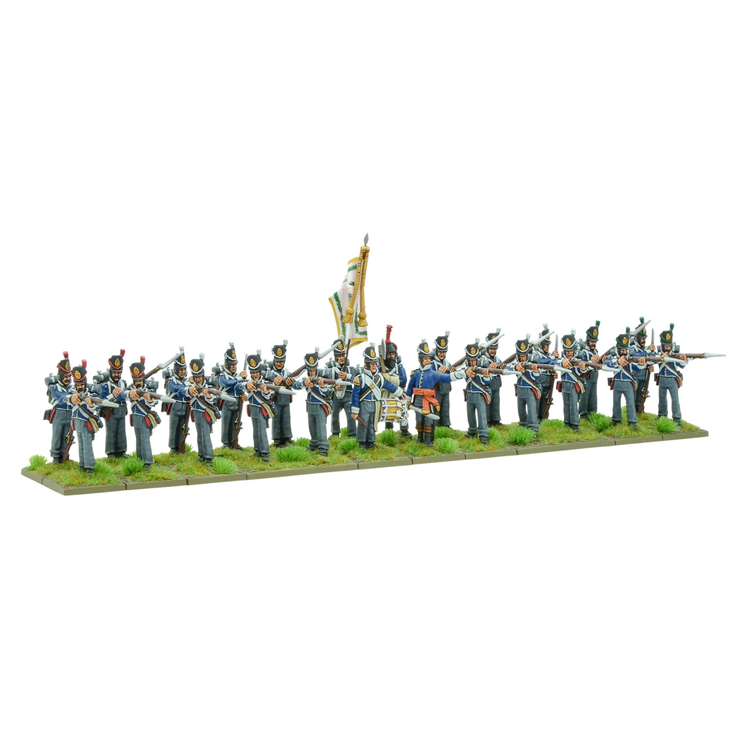 Black Powder: Napoleonic Belgian Line Infantry Firing 3 Black Powder: Napoleonic Belgian Line Infantry Firing