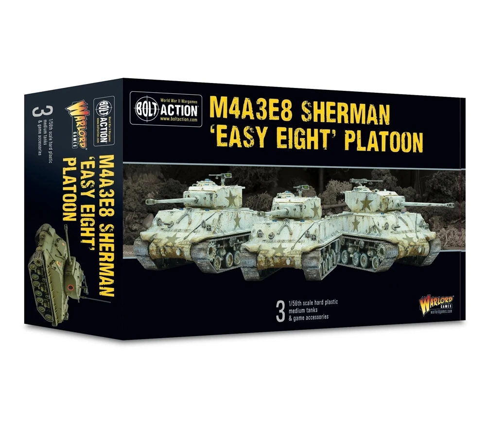 Bolt Action: M4A3E8 Sherman Easy Eight Platoon 3 Bolt Action: M4A3E8 Sherman Easy Eight Platoon