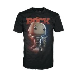 WWE The Rock With Belt Funko Boxed Tee