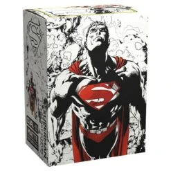 Dragon Shields: Matte Dual Art - Superman Core Red/White (100)