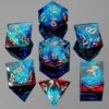 Captured Magic Hand Sanded Sharp Edge Resin Dice - Blue Red Layered -Atomicempire Outlet 033824477874 big