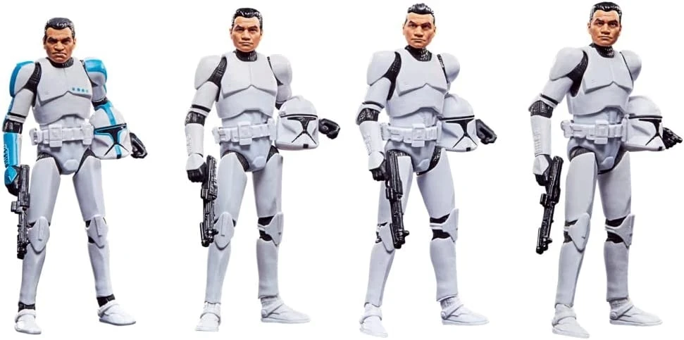 Phase I Clone Trooper Action Figure 4-Pack - Star Wars: The Vintage Collection 3 Phase I Clone Trooper Action Figure 4-Pack - Star Wars: The Vintage Collection