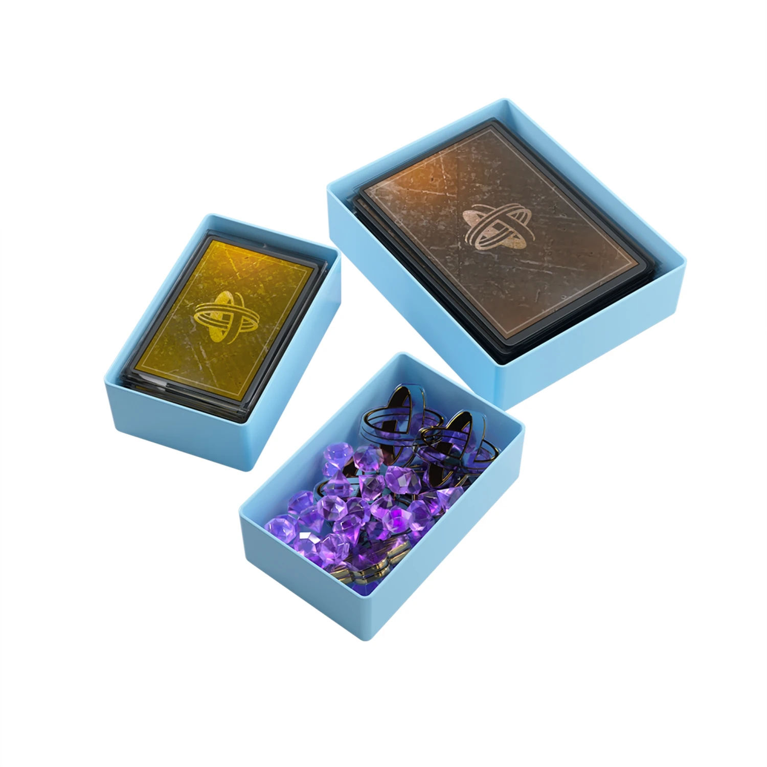 Gamegenic Token Silo Cards Add-On - Blue 3 Gamegenic Token Silo Cards Add-On - Blue