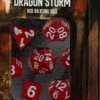Dragon Storm Silicone Dice Set: Red Dragon Scales (7) 2 Dragon Storm Silicone Dice Set: Red Dragon Scales (7) -Atomicempire Outlet 034130251518 big