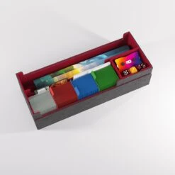 Gamegenic Cards' Lair 1000+ PRO - Grey With Red