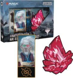 Brothers War Urza And Mightstone 2-Piece AR Pin Set - Magic The Gathering