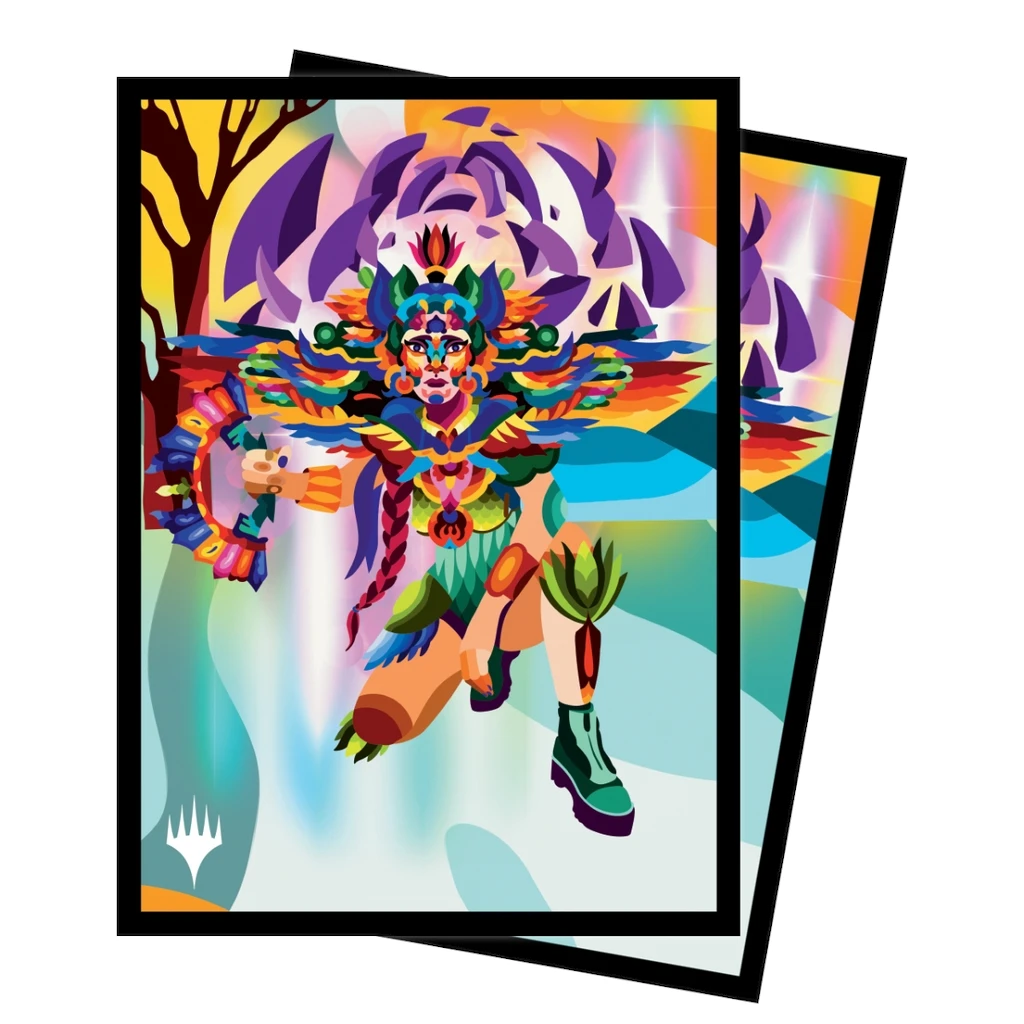 Huatli, Poet Of Unity Deck Protector Sleeves (100) - Lost Caverns Of Ixalan 3 Huatli, Poet Of Unity Deck Protector Sleeves (100) - Lost Caverns Of Ixalan
