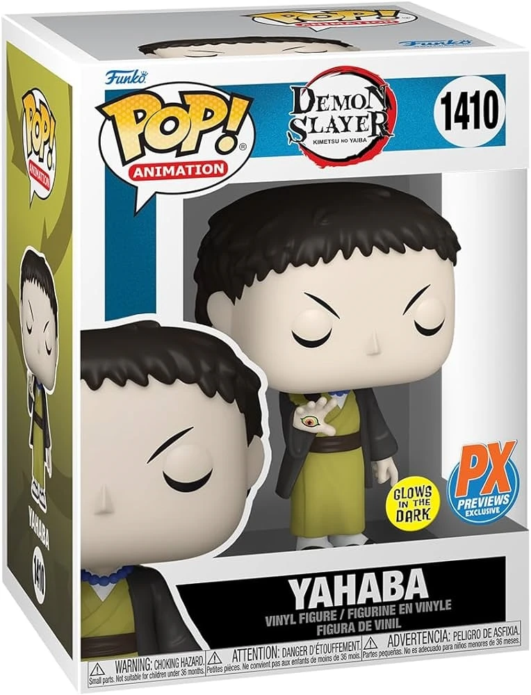 Pop Demon Slayer: Yahaba Glow In The Dark Vinyl Figure 3 Pop Demon Slayer: Yahaba Glow In The Dark Vinyl Figure