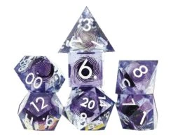 RPG Dice Set (7): Sharp Midnight