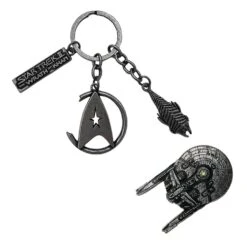 Star Trek II: The Wrath Of Khan Keychain And Pin Set