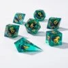 Captured Magic Hand Sanded Sharp Edge Resin Dice - Always Watching Beholder's Rolling Eyeballs -Atomicempire Outlet 034522589709 big