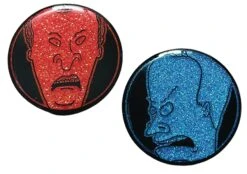 Glitter Pin Set - Beavis And Butt-Head