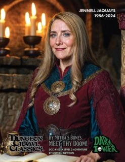 Dungeon Crawl Classics 105: By Mitra's Bones, Meet Thy Doom (Jennell Jaquays Cover)