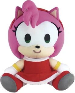 Chibi Amy 7 Inch Sitting Plush - Sonic The Hedgehog