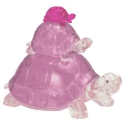 Pink Turtles 3D Crystal Puzzle
