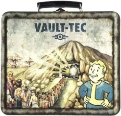 Vault-Tec Weathered Tin Tote Prop Replica - Fallout