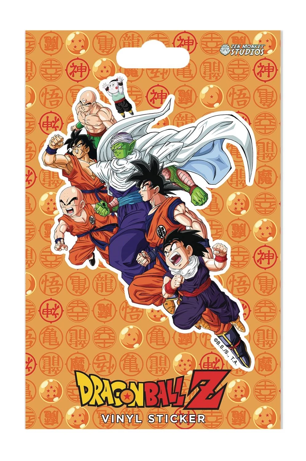 Goku And Friends Vinyl Sticker - Dragon Ball Z 3 Goku And Friends Vinyl Sticker - Dragon Ball Z
