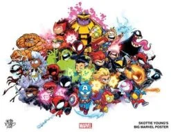 Skottie Young's Big Marvel Poster