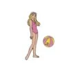 Malibu Barbie With Ball Pin Set - Barbie -Atomicempire Outlet 035417517973 big